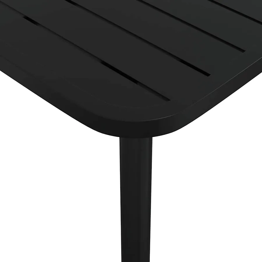 Ensemble à manger de jardin 5 pcs anthracite acier - 9