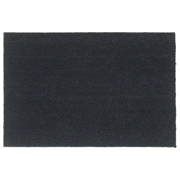 Tapis de porte gris foncé 60x90 cm fibre de coco touffeté