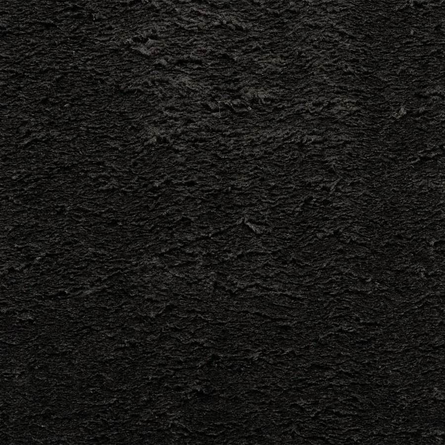Tapis HUARTE à poils courts doux et lavable noir Ø 200 cm - 9