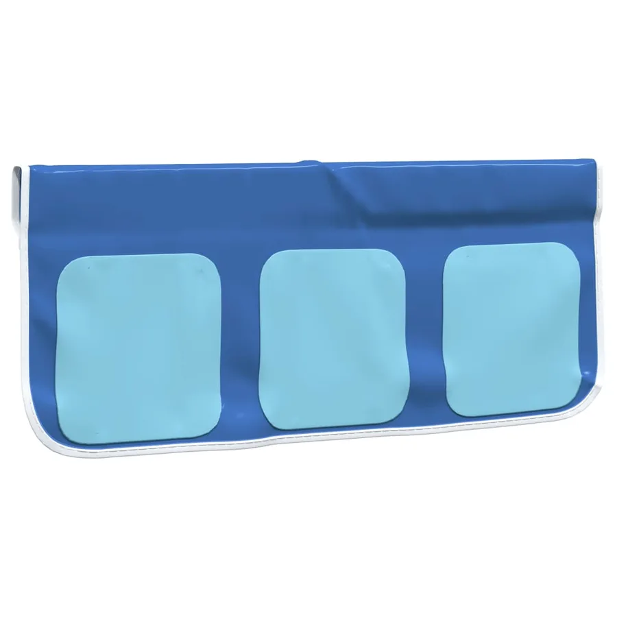 Rideaux pour lit mezzanine bleu polyester - 11