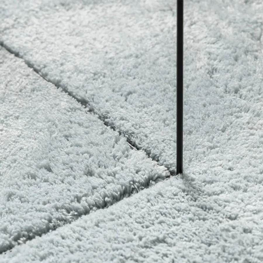 Tapis HUARTE à poils courts doux et lavable bleu 80x250 cm - 8