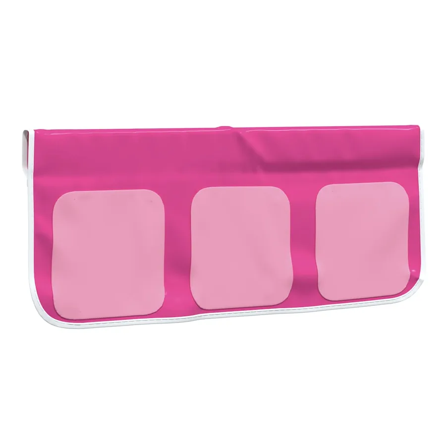 Rideaux pour lit mezzanine avec tunnel et tour rose - 12