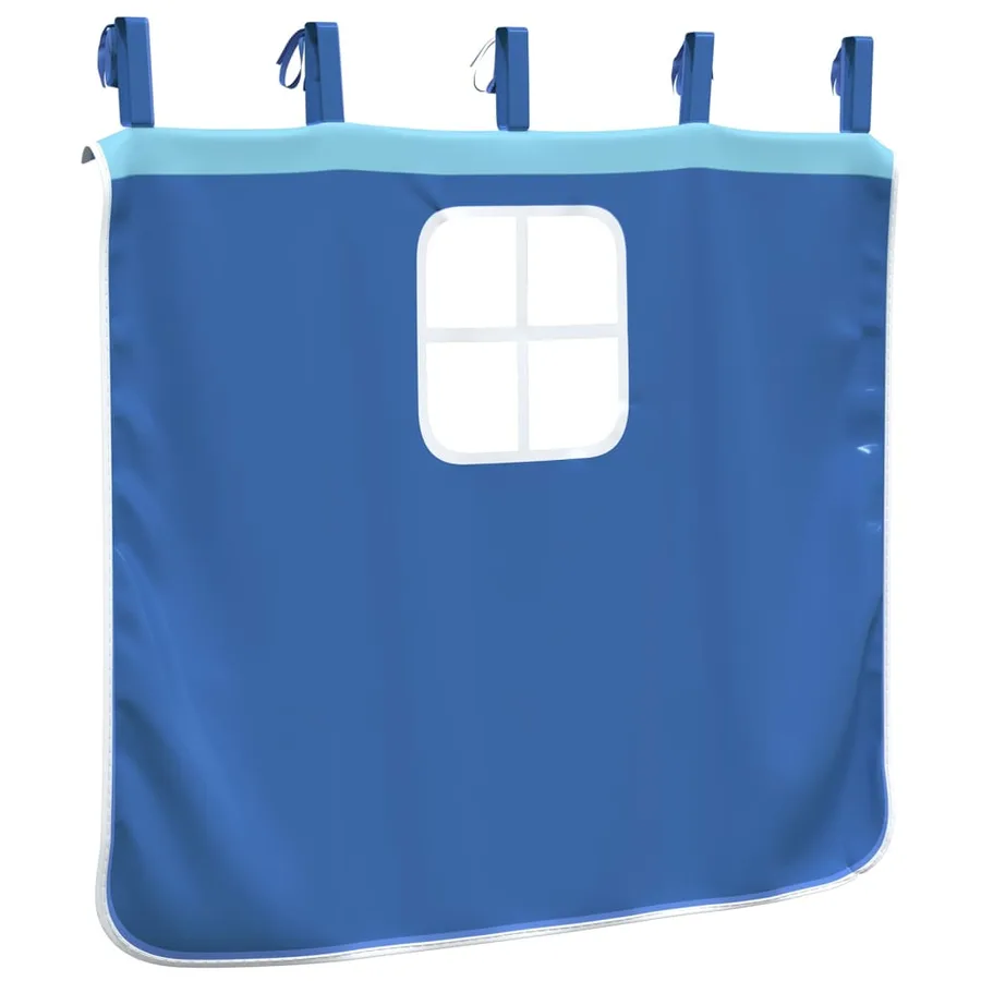Rideaux pour lit mezzanine avec tour bleu polyester - 13
