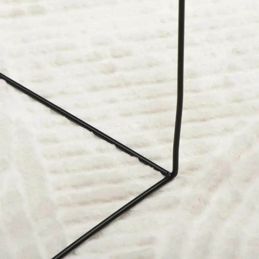 Tapis IZA poils courts style scandinave crème 120x170 cm - 8