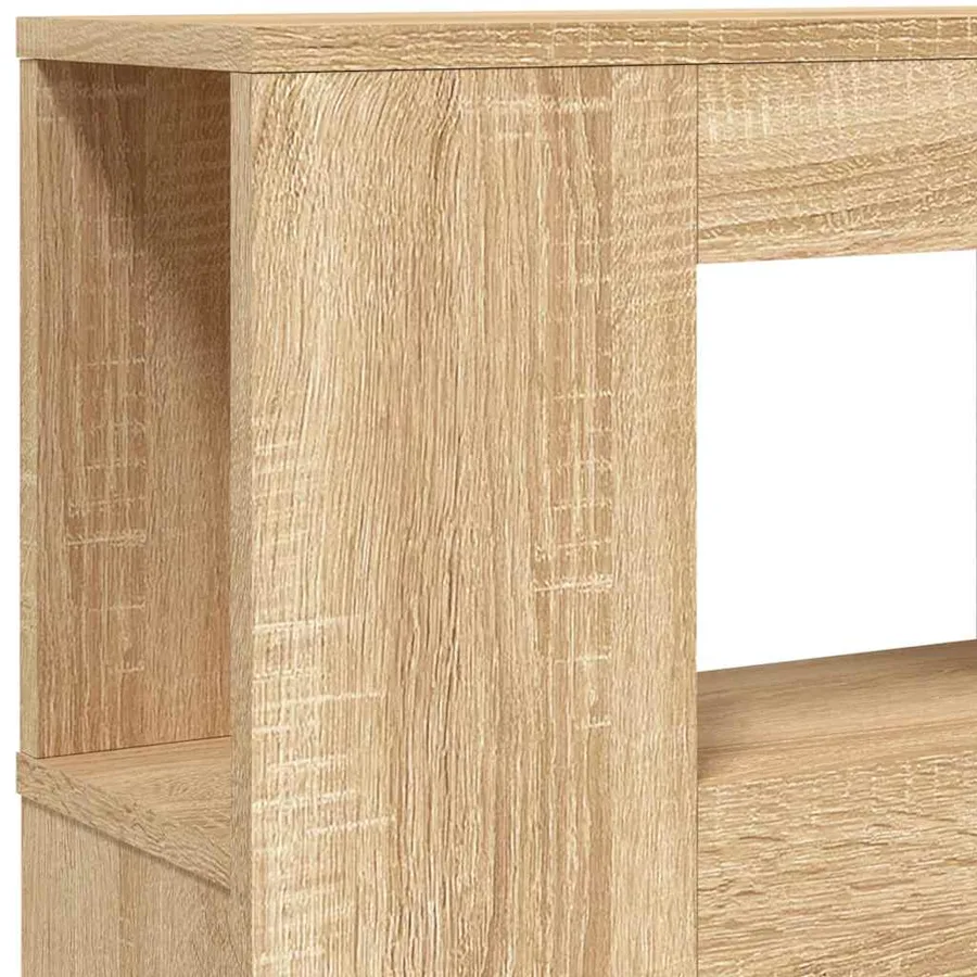 Tête de lit à LED chêne sonoma 200x18,5x103,5cm bois ingénierie - 9