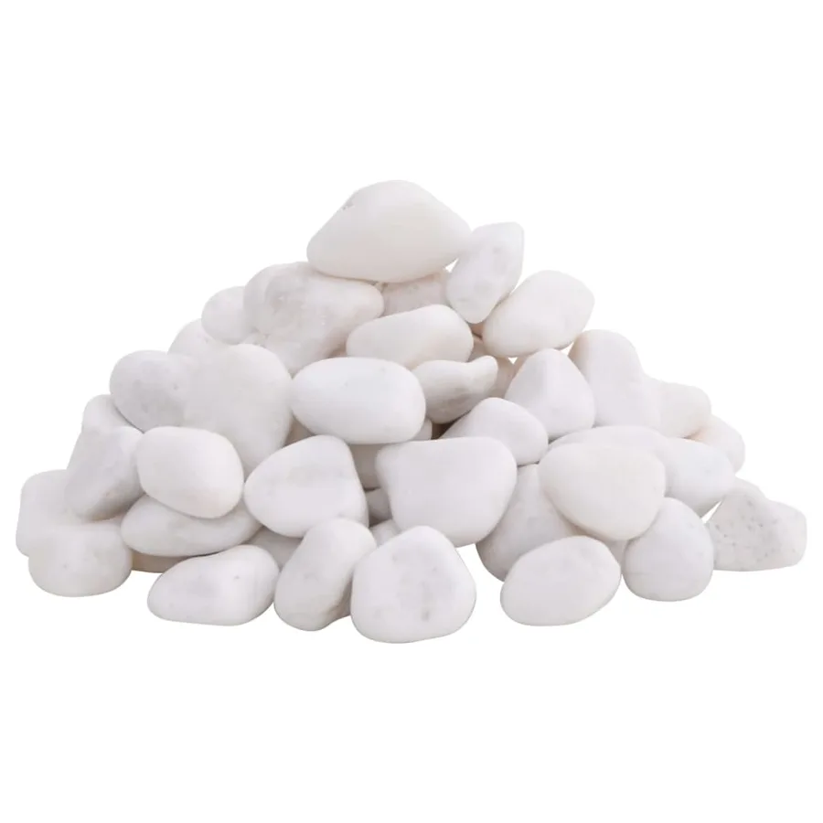 Galets polis 10 kg blanc 2-5 cm - 2