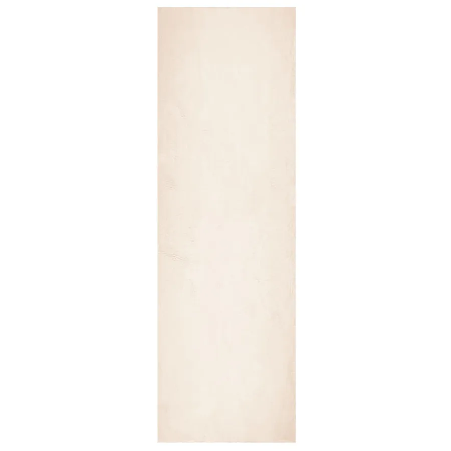 Tapis HUARTE à poils courts doux et lavable beige 80x250 cm - 2