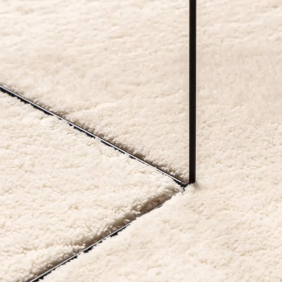 Tapis HUARTE à poils courts doux et lavable beige 80x250 cm - 8