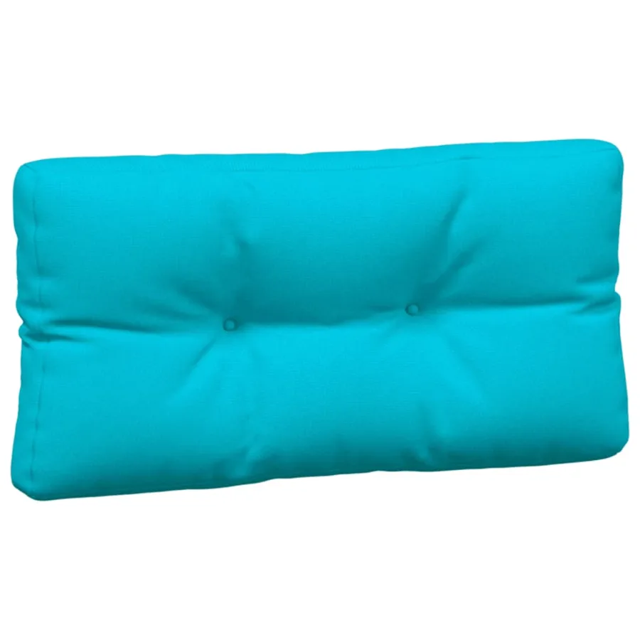 Coussins de palette lot de 3 turquoise tissu - 5
