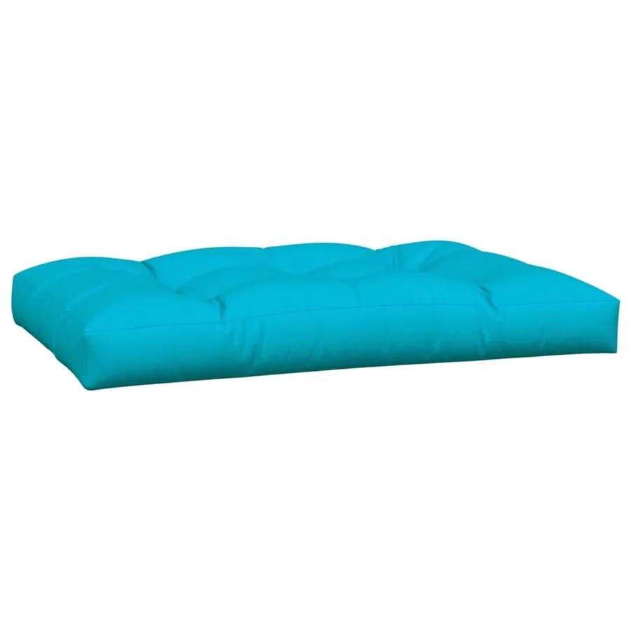 Coussins de palette lot de 3 turquoise tissu - 6