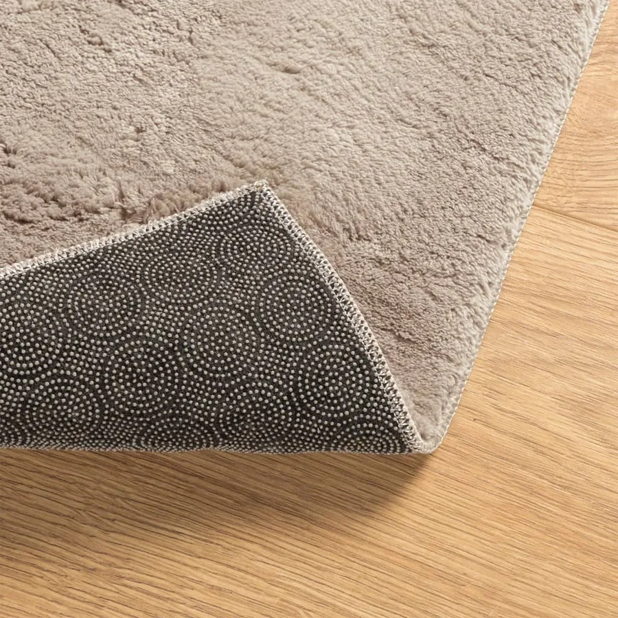 Tapis HUARTE à poils courts doux et lavable sable 200x200 cm - 5