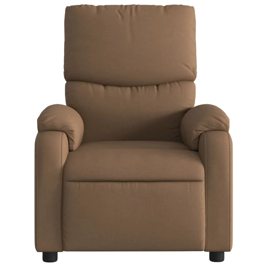 Fauteuil inclinable Marron Tissu - 3