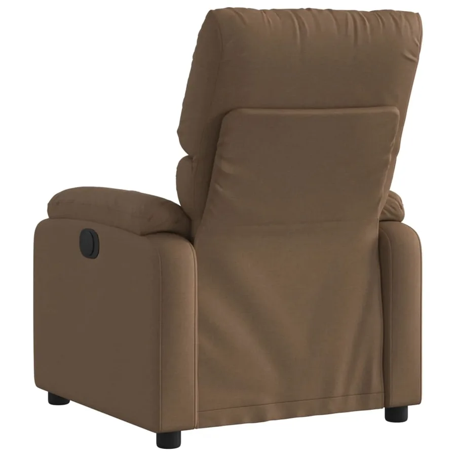 Fauteuil inclinable Marron Tissu - 5