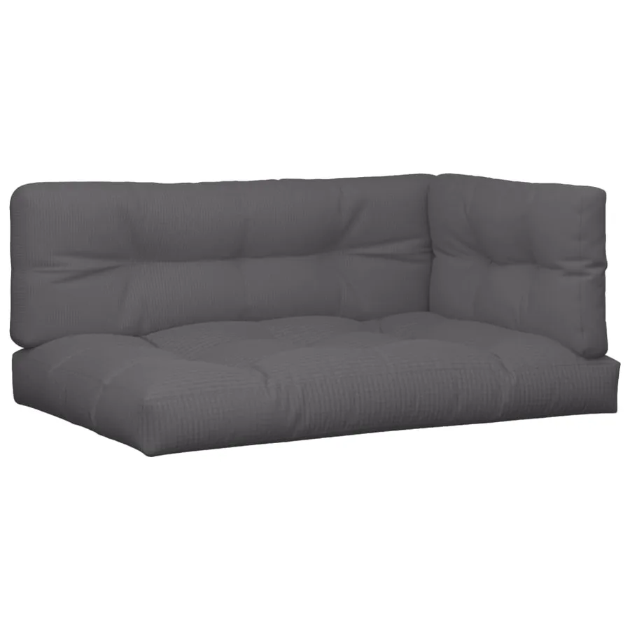 Coussins de palette lot de 7 anthracite tissu - 2