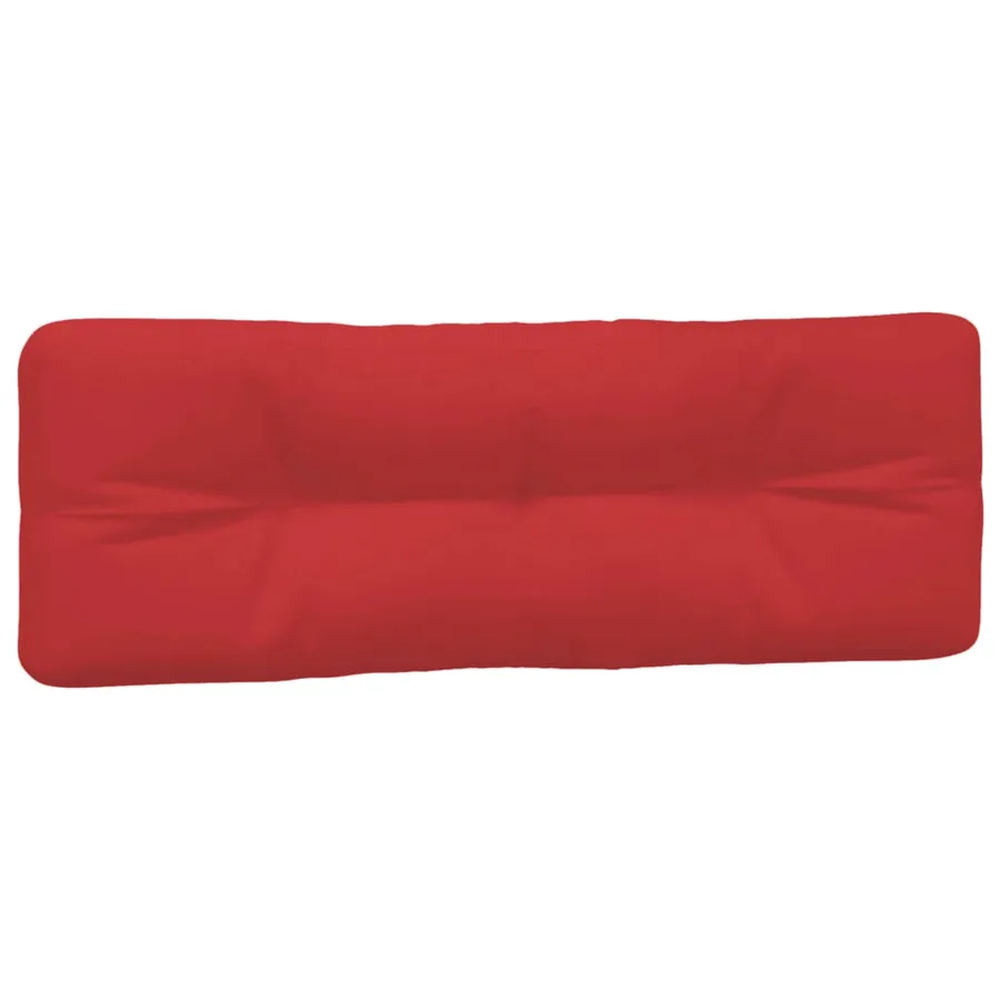 Coussins de palette lot de 3 rouge tissu - 4