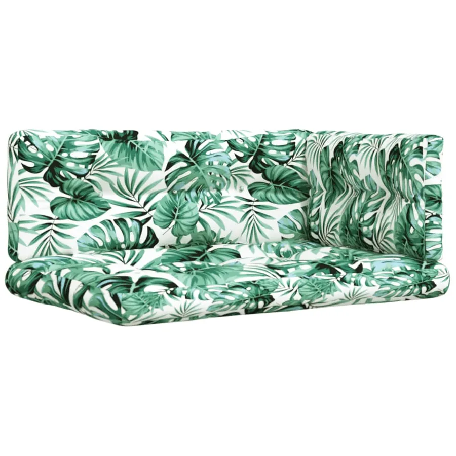 Coussins de palette lot de 7 motif de feuilles tissu - 2