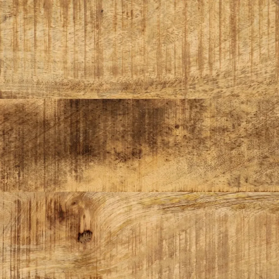 Table console 100x35x76 cm bois massif de manguier et fer - 8