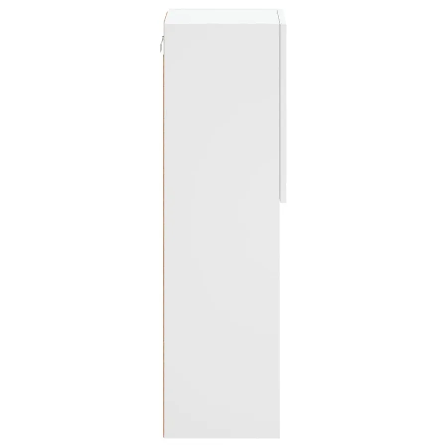Meubles TV avec lumières LED 2 pcs blanc 30,5x30x102 cm - 10