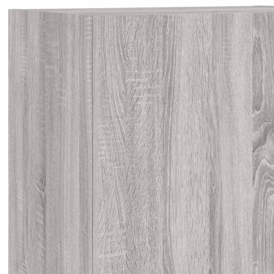 Meuble TV mural sonoma gris 40,5x30x102 cm bois d'ingénierie - 11