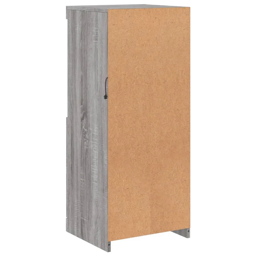 Buffet avec lumières LED sonoma gris 41x37x100 cm - 9