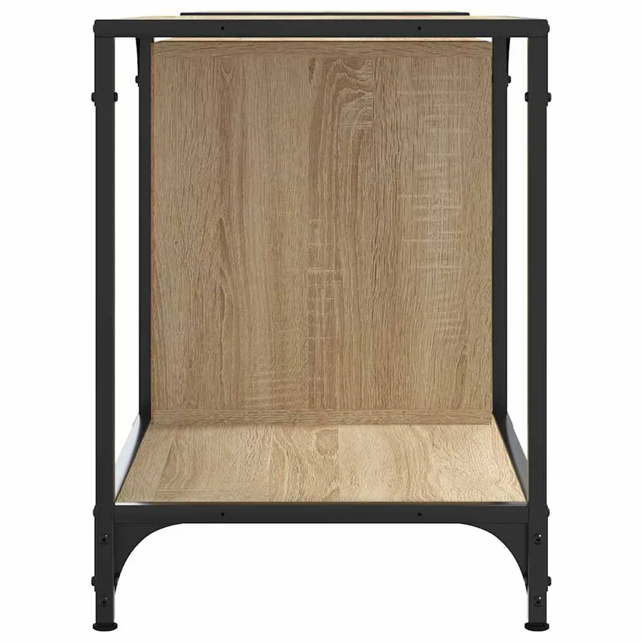 Meuble TV chêne sonoma 153x37x50 cm bois d'ingénierie - 5