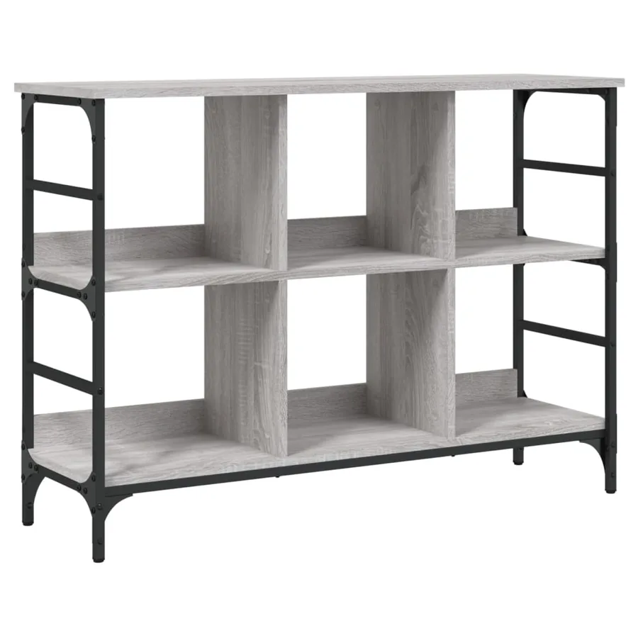 Buffet sonoma gris 102x32x73,5 cm bois d'ingénierie - 2
