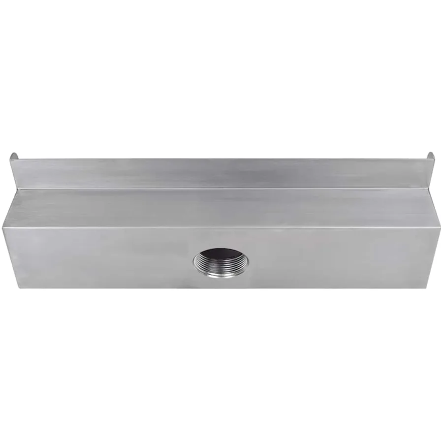 Lame d'eau rectangulaire 45 cm Acier inoxydable pour piscine - 3