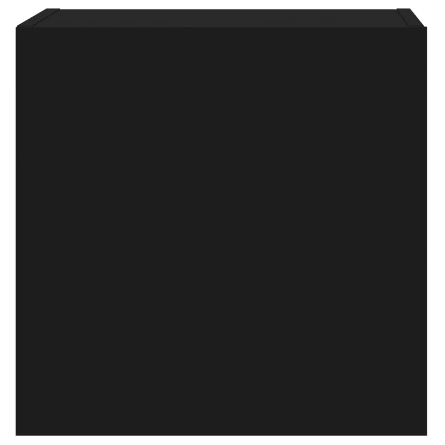 Meubles TV muraux 2 pcs noir 40,5x30x40 cm bois d'ingénierie - 8