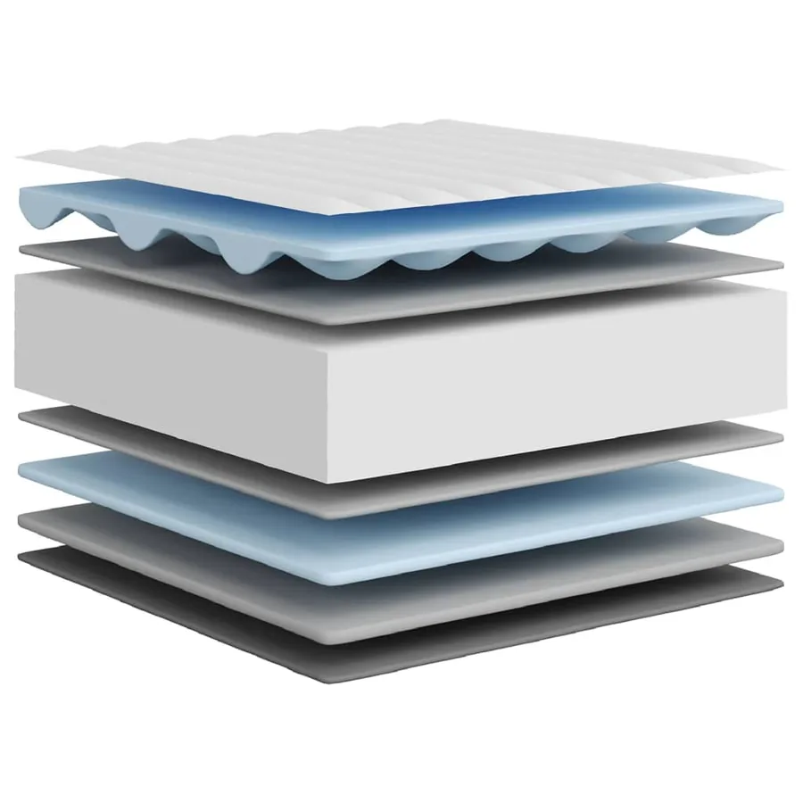 Matelas en mousse moyennement doux 100x200 cm - 8