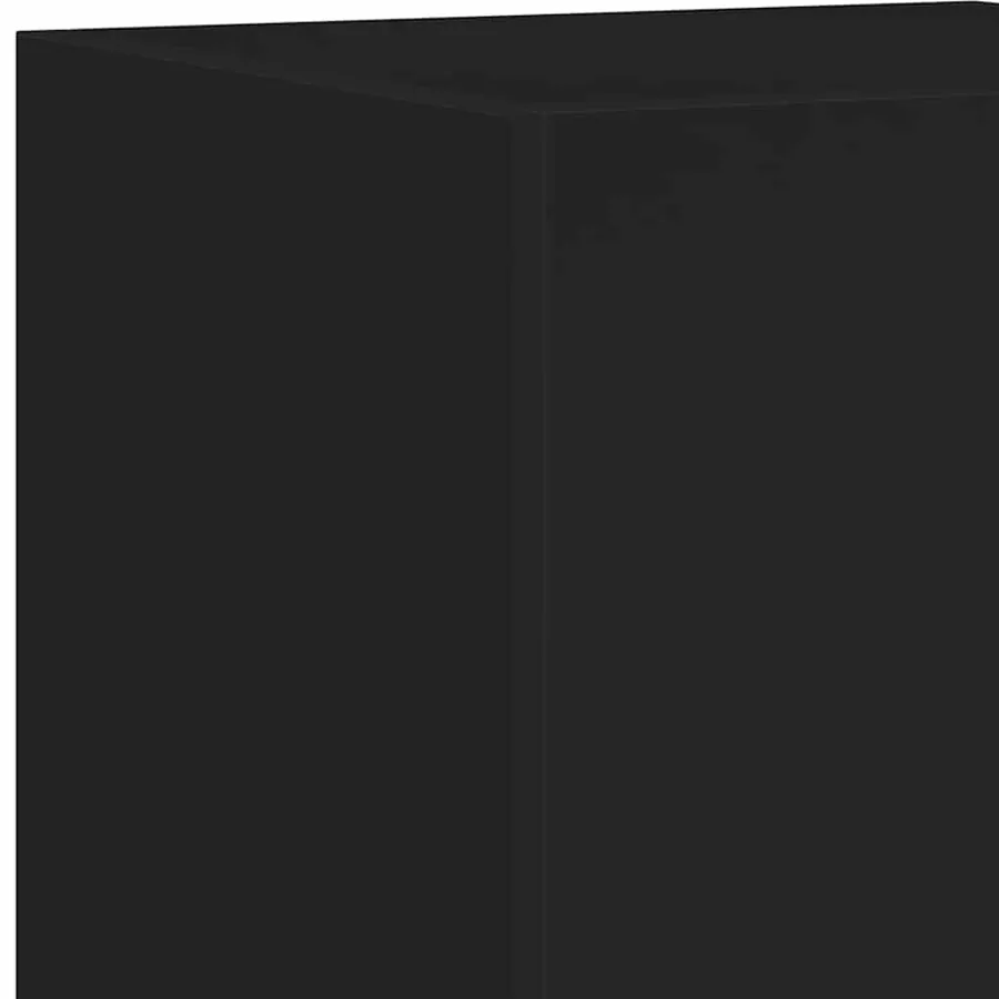 Meuble TV mural avec lumières LED noir 30,5x35x70 cm - 13