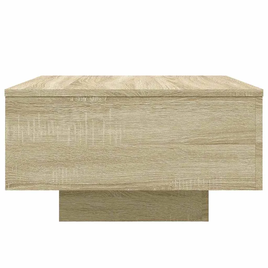 Table basse chêne sonoma 55x55x31 cm bois d'ingénierie - 5