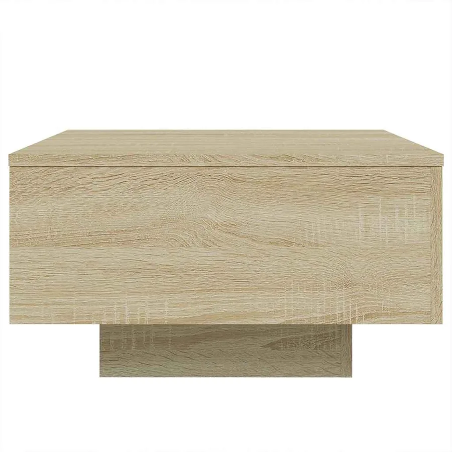 Table basse chêne sonoma 55x55x31 cm bois d'ingénierie - 6