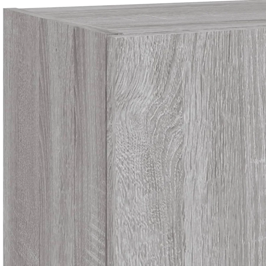Meubles TV avec lumières LED 2 pcs sonoma gris 40,5x30x90 cm - 13