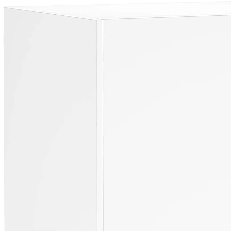 Meuble TV mural avec lumières LED blanc 40,5x35x80 cm - 12