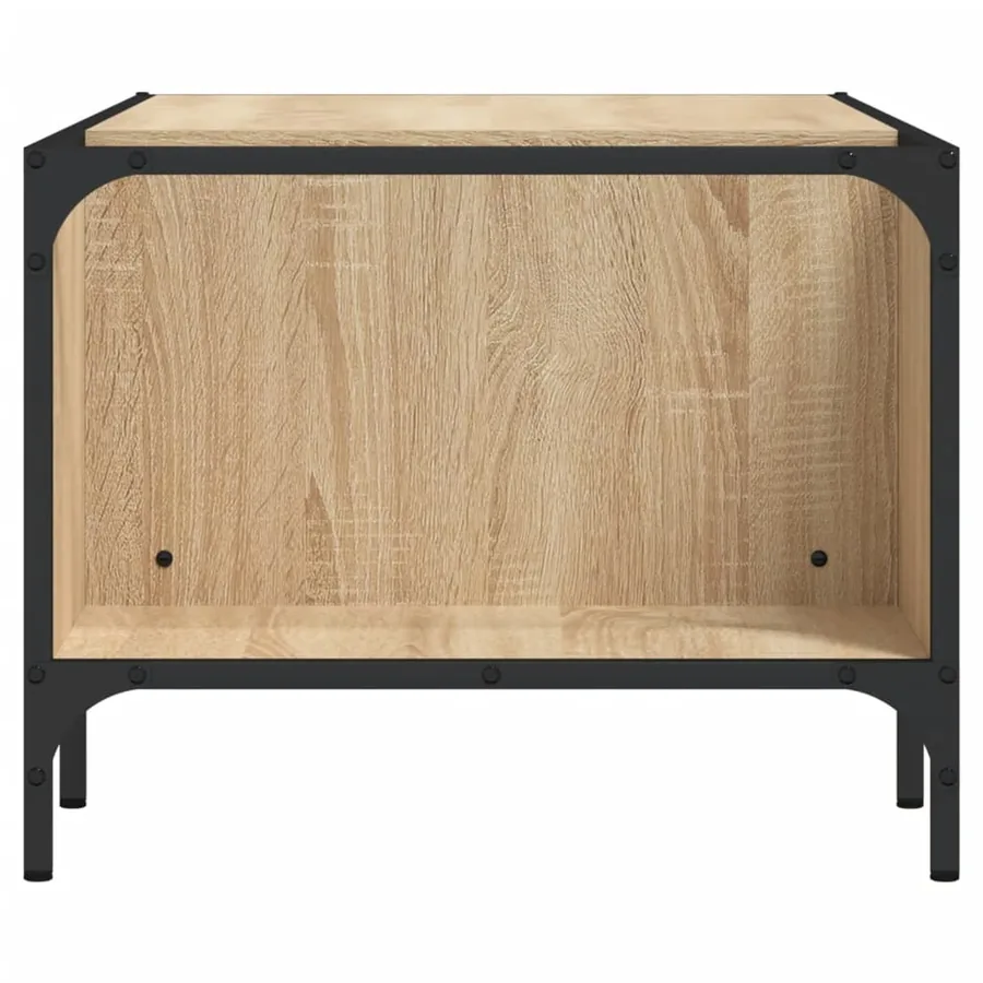 Table basse support chêne sonoma 100x51x40cm bois d'ingénierie - 5
