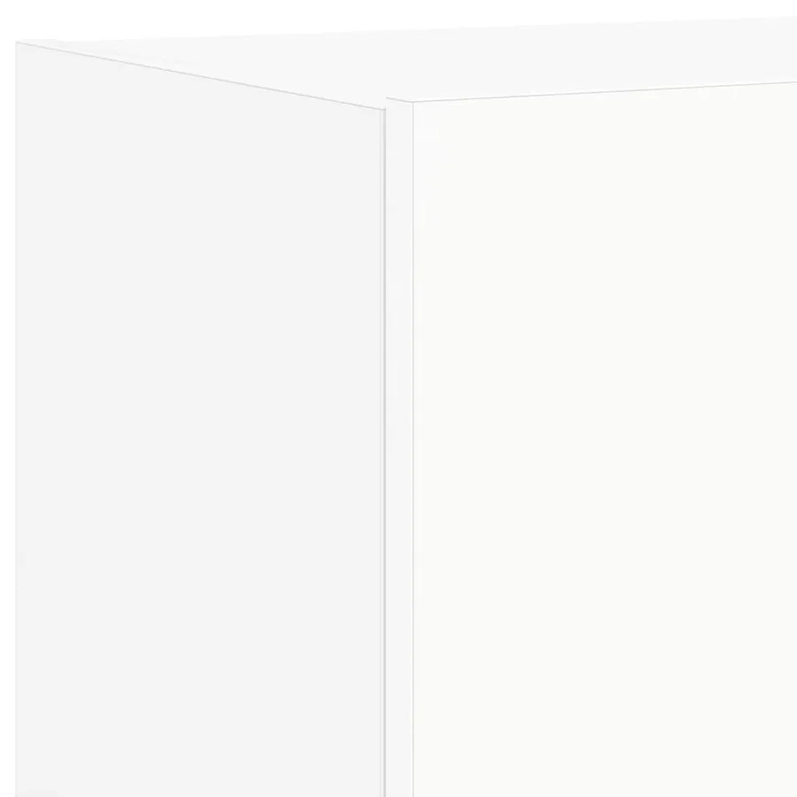 Meuble TV mural avec lumières LED blanc 80x35x31 cm - 12