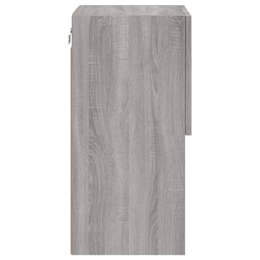 Meuble TV avec lumières LED sonoma gris 30,5x30x60 cm - 10