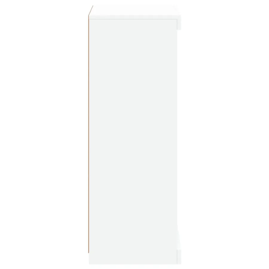Buffet avec lumières LED blanc 41x37x100 cm - 7