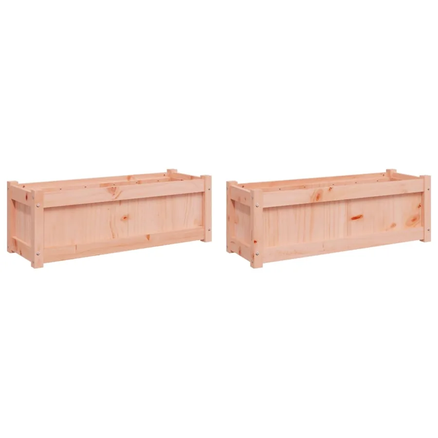 Jardinières 2 pcs cm bois massif douglas - 2