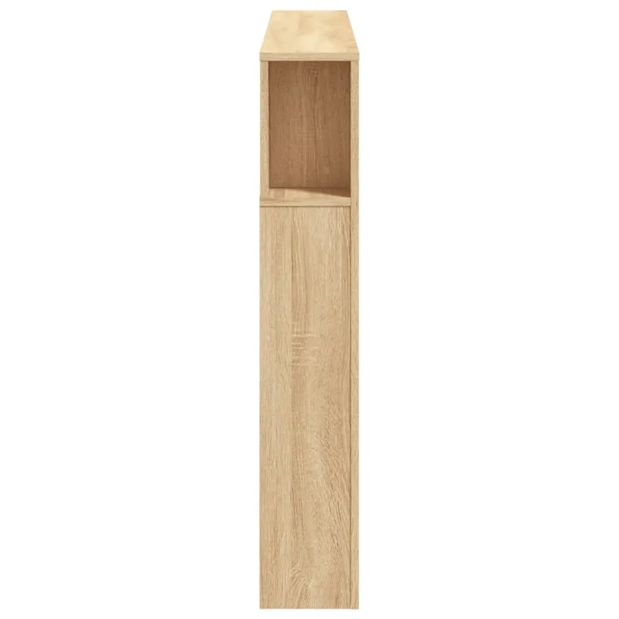Tête de lit à LED chêne sonoma 140x18,5x103,5cm bois ingénierie - 7
