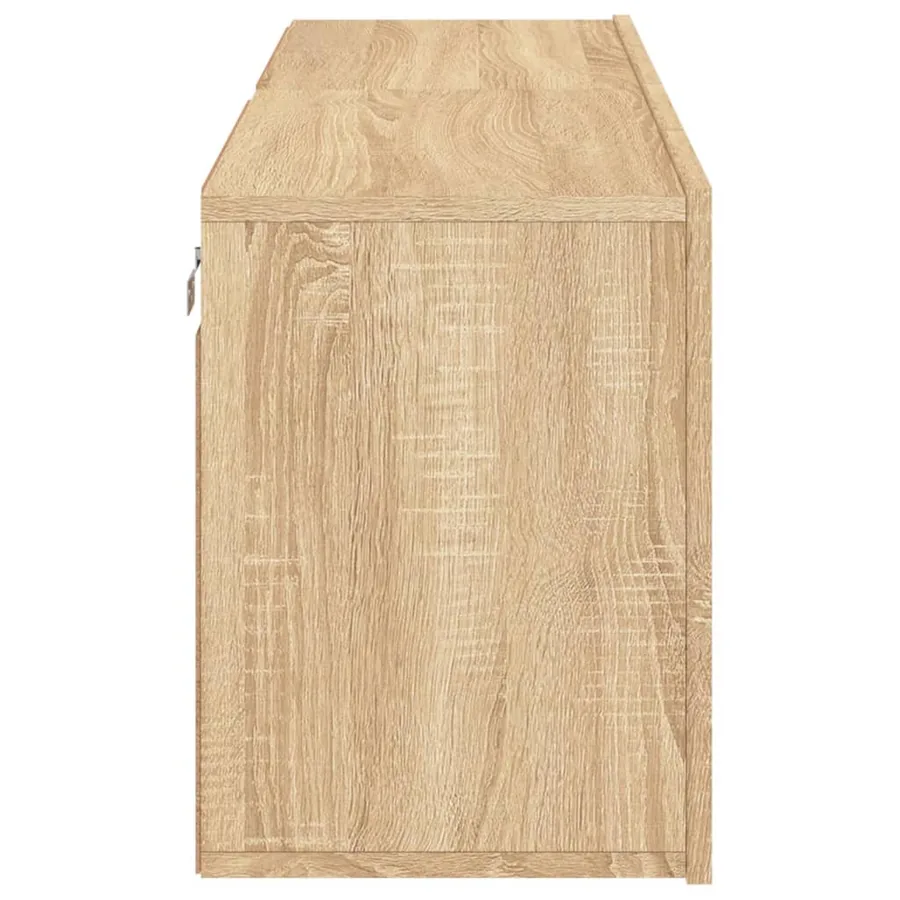 Meubles TV muraux 2 pcs chêne sonoma 60x30x41 cm - 8