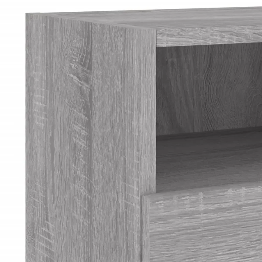 Meubles TV muraux 2pcs sonoma gris 60x30x30cm bois d'ingénierie - 11