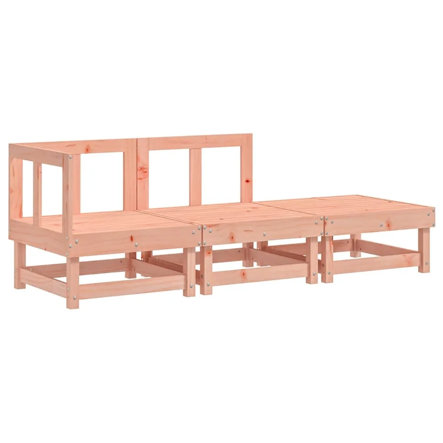 Salon de jardin 3 pcs bois massif douglas - 2