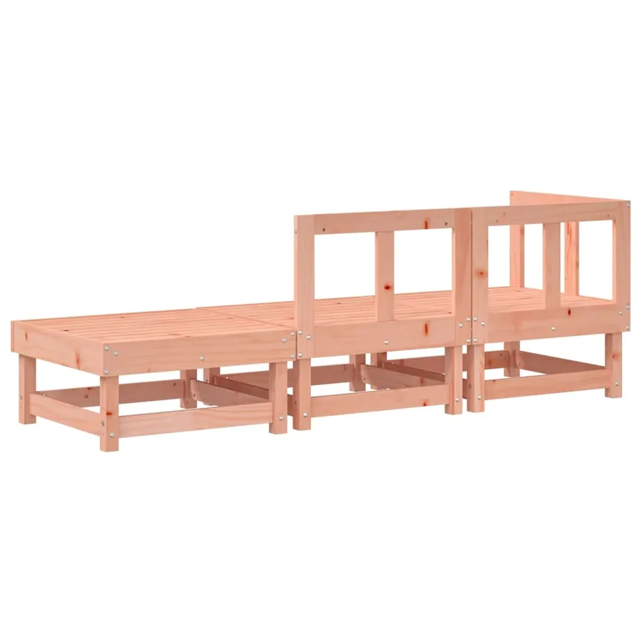 Salon de jardin 3 pcs bois massif douglas - 6