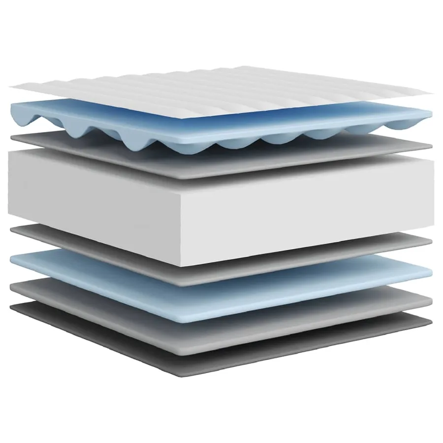 Matelas en mousse moyennement doux 70x200 cm - 7