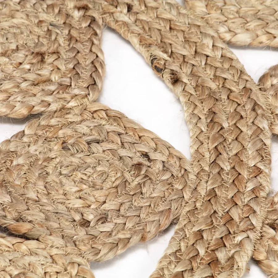 Tapis fait à la main Jute tressée 90 cm - 5