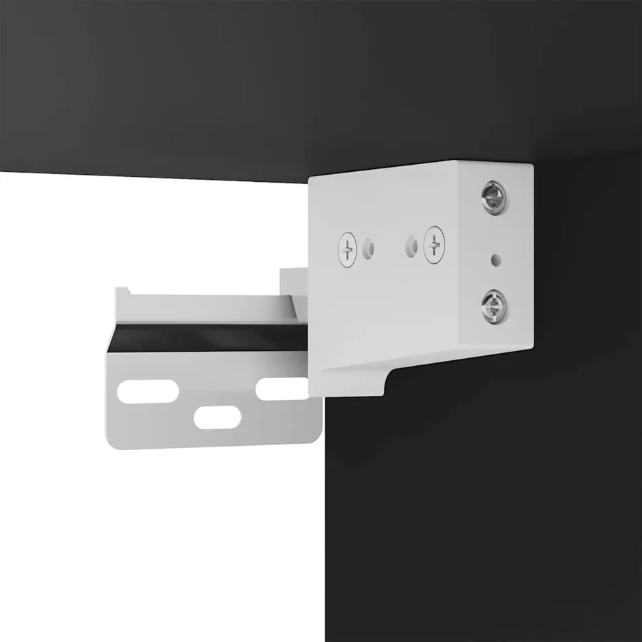 Meuble TV mural avec lumières LED noir 40,5x35x40 cm - 16