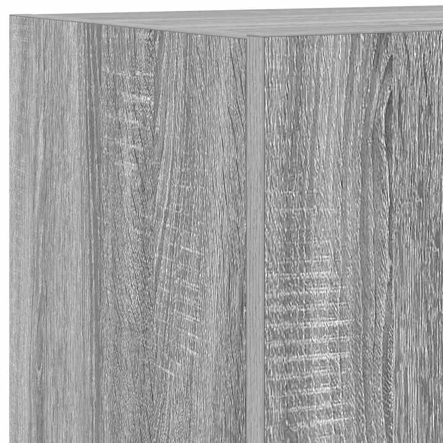 Meubles TV muraux et lumières LED 2pcs sonoma gris 40,5x35x40cm - 14