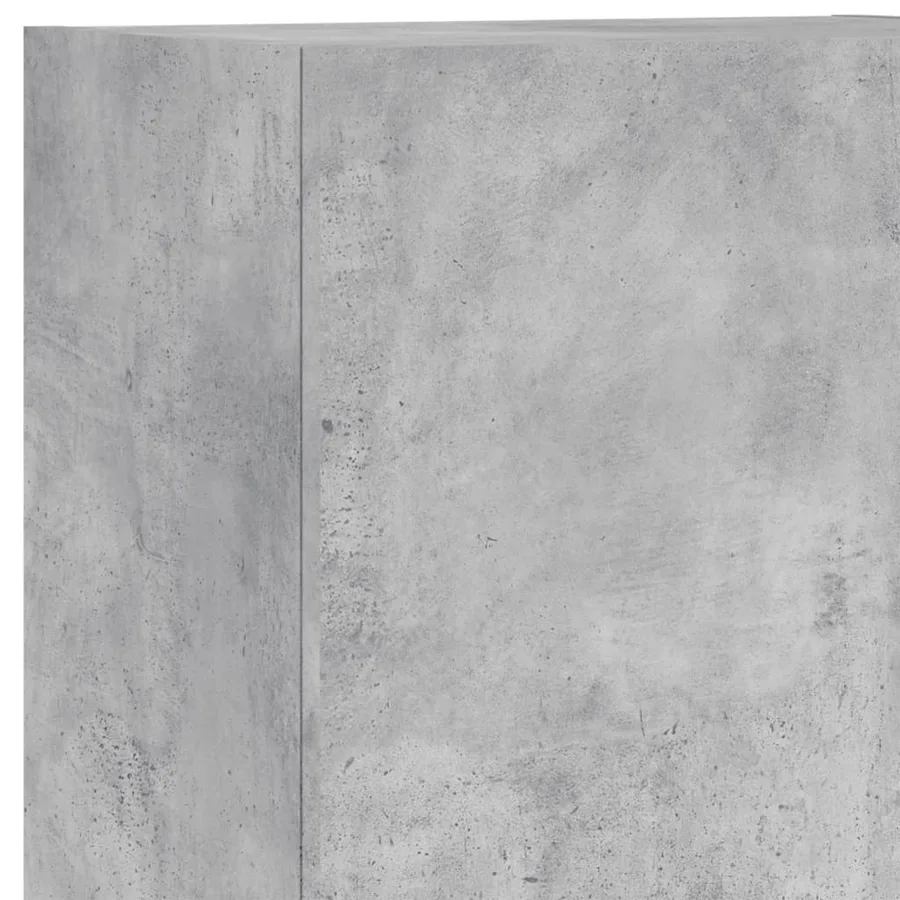 Unités murales TV 4 pcs gris béton bois d'ingénierie - 10