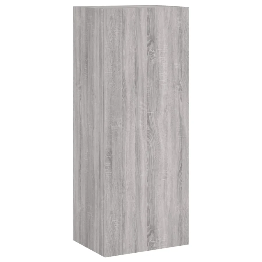Unités murales TV 4 pcs sonoma gris bois d'ingénierie - 8